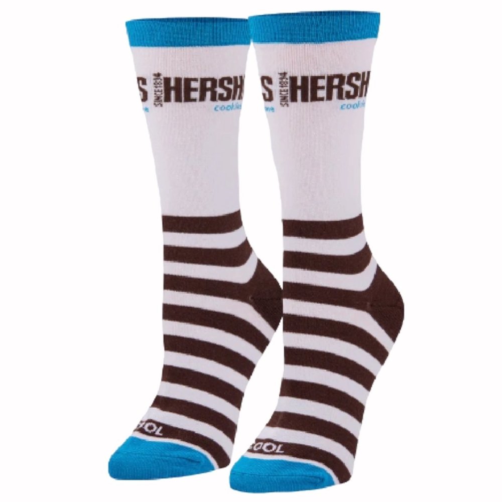 Hershey's Cookies and Cream Athletic Crew Socks - NEW Fast Ship